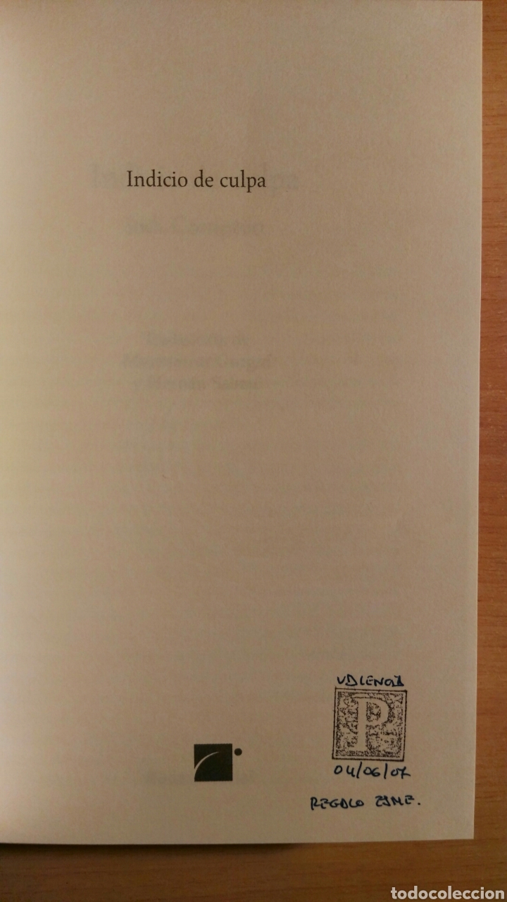 Libros de segunda mano: Indicio de culpa - Foto 4