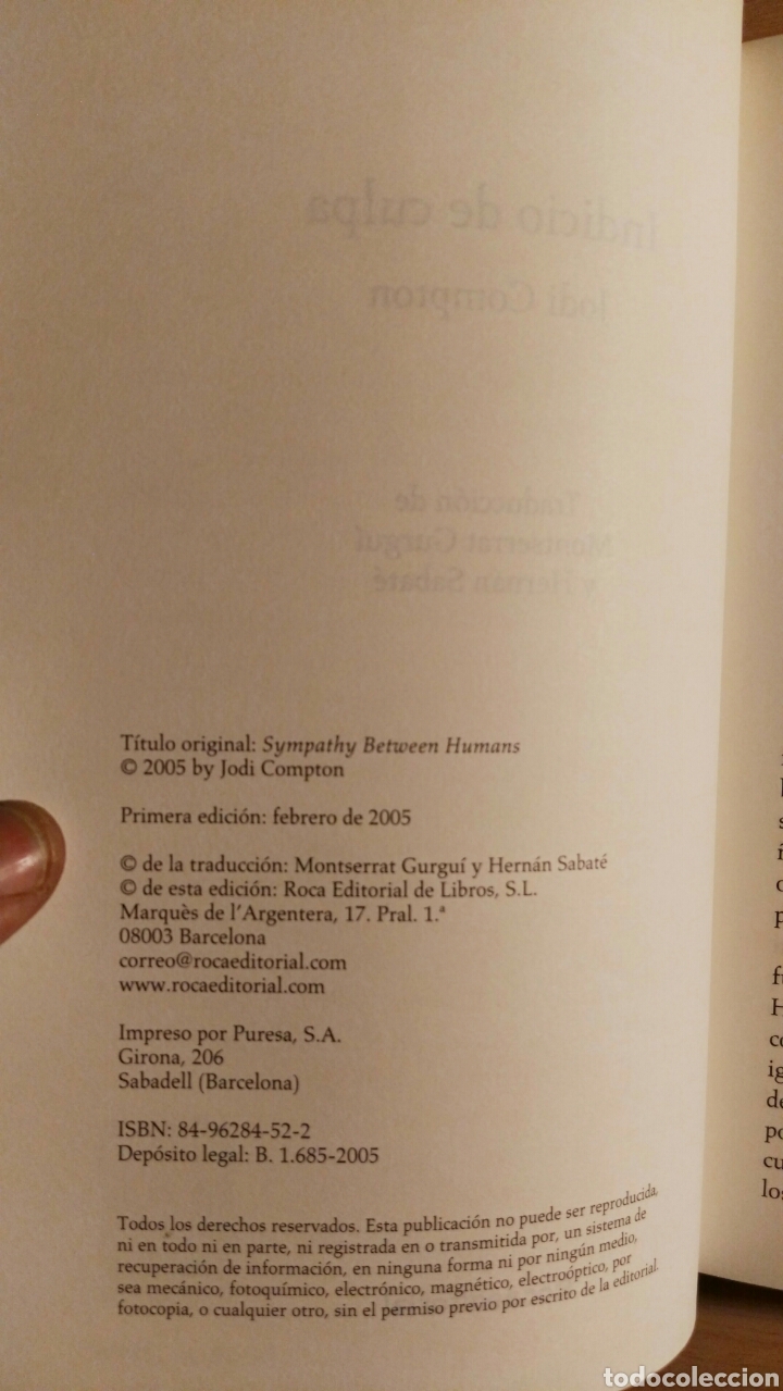 Libros de segunda mano: Indicio de culpa - Foto 5