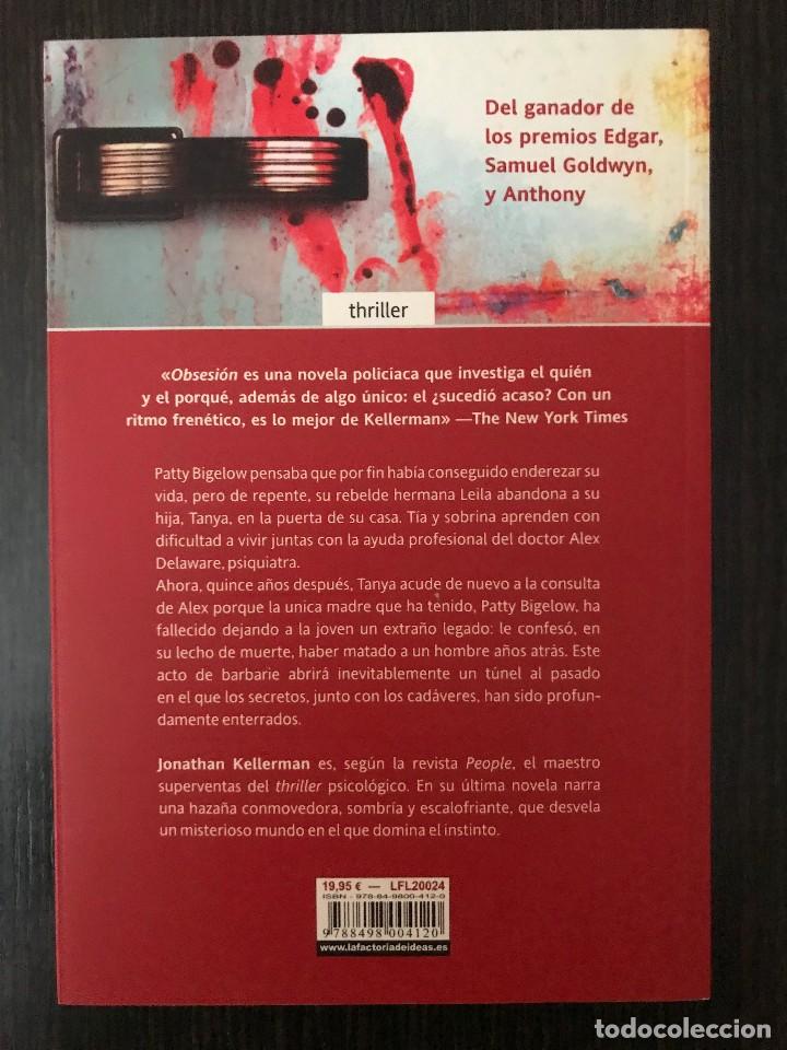 Libros de segunda mano: Obsesi&oacute;n. Jonathan Kellerman. Ed. La factor&iacute;a de ideas. - Foto 2