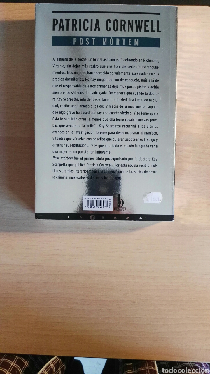 Libros de segunda mano: Post mortem - Foto 2