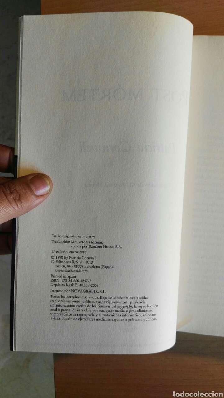 Libros de segunda mano: Post mortem - Foto 5