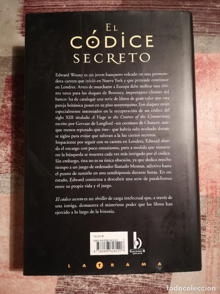 Libros de segunda mano: El c&oacute;dice secreto - Lev Grossman - Foto 2