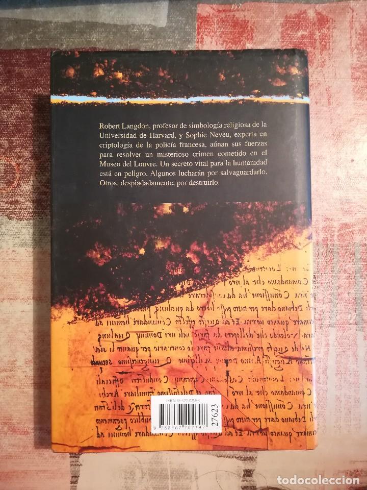 Libros de segunda mano: El c&oacute;digo da Vinci - Dan Brown - Foto 2