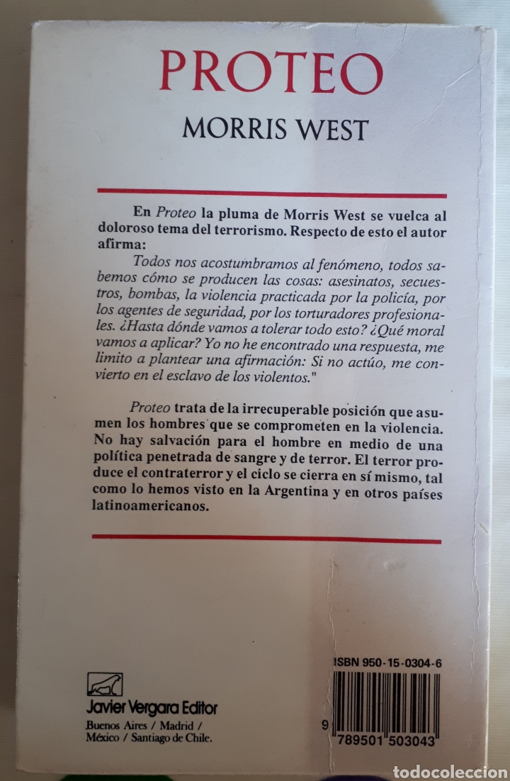 Libros de segunda mano: Libro Proteo - Foto 2