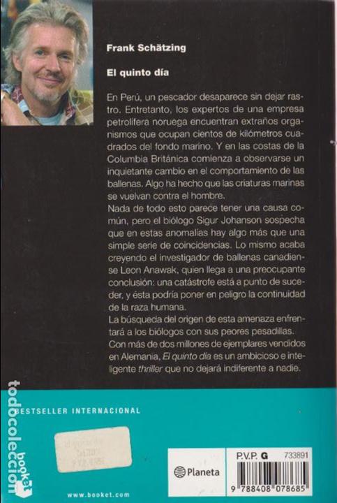 Libros de segunda mano: El quinto d&iacute;a / Frank Sch&auml;tzing - Foto 3
