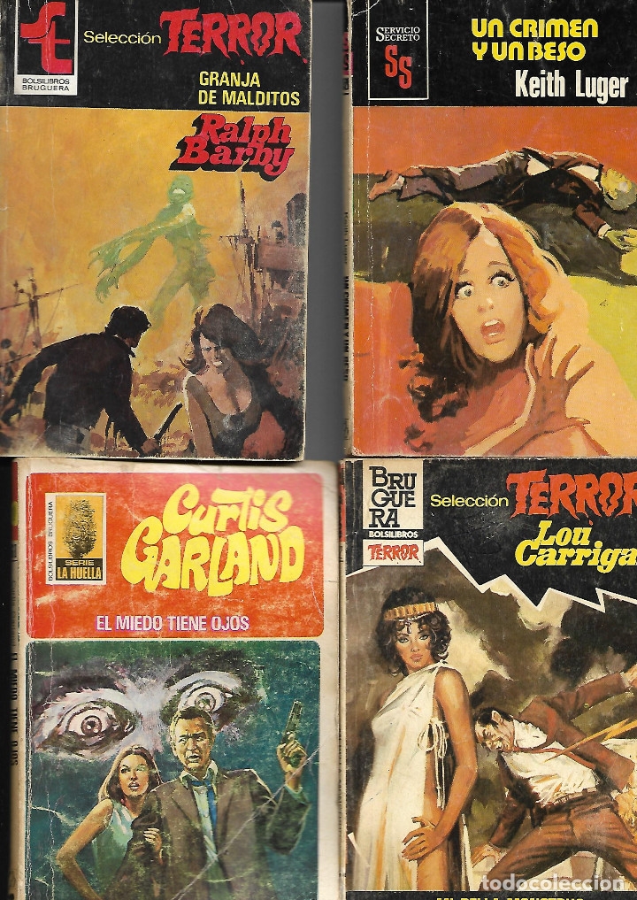 Libros de segunda mano: 4 TITULOS DE seleccion terror a&ntilde;os 70/80
