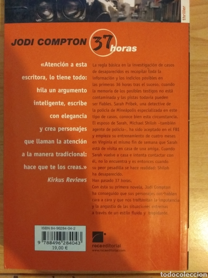 Libros de segunda mano: 37 horas. Jodi Compton. Roca - Foto 2