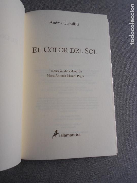 Libros de segunda mano: EL COLOR DEL SOL - Foto 3
