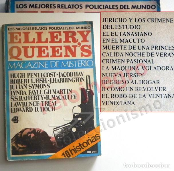 Libros de segunda mano: ELLERY QUEEN'S MAGAZINE DE MISTERIO n&ordm; 4 - LIBRO RELATOS ESTILO REVISTA - POLICIAL SYMONS FAYLE HOCH