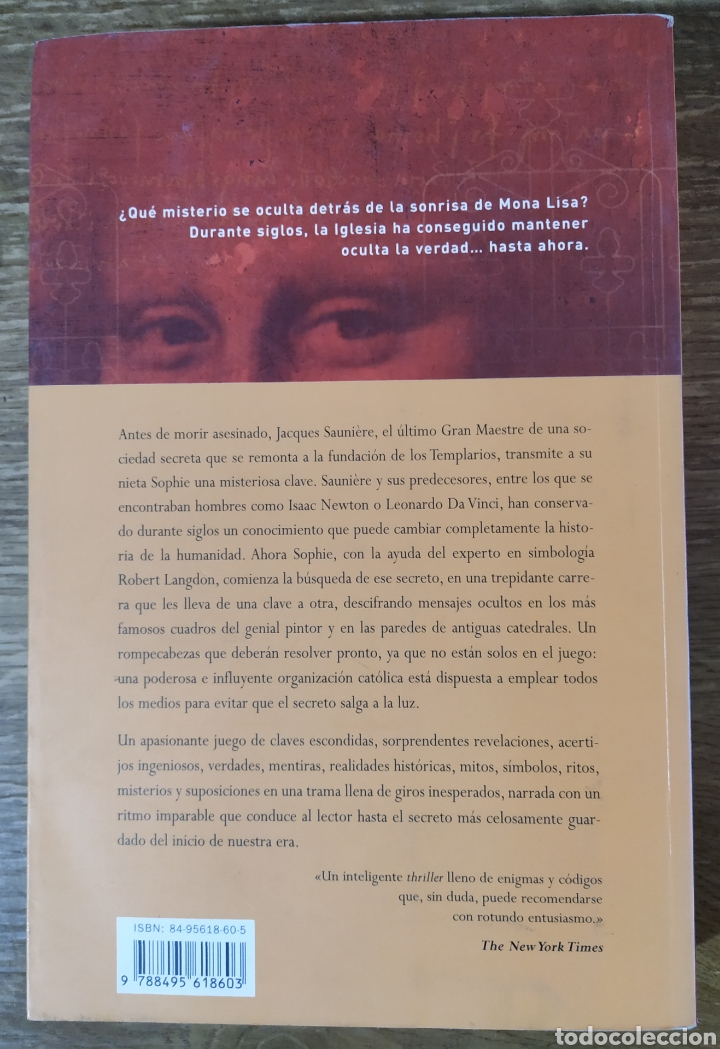Libros de segunda mano: Libro - El C&oacute;digo Da Vinci (2003) Dan Brown - Foto 2