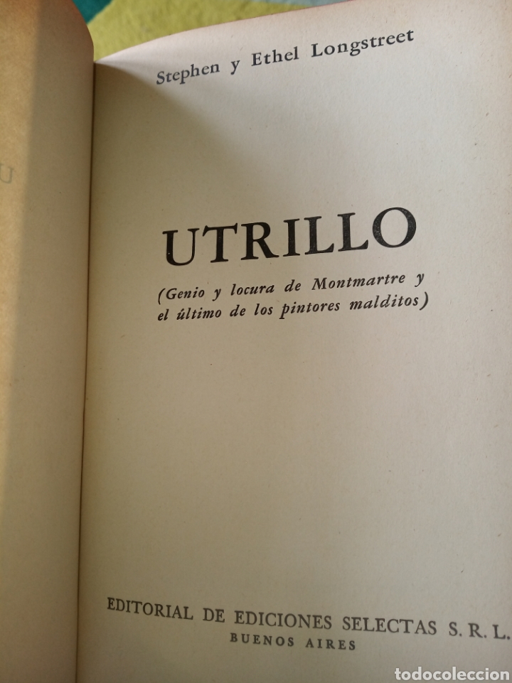 Libros de segunda mano: Utrillo. S.E. Longstreet - Foto 6