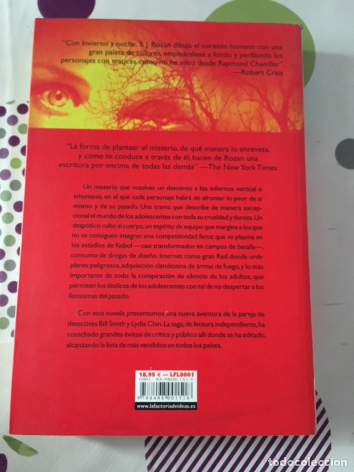 Libros de segunda mano: Invierno y noche - S. J. Rozan - Foto 3
