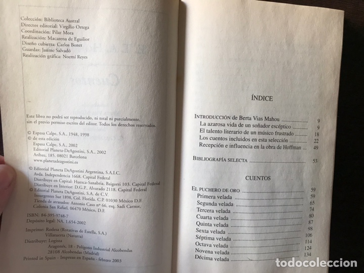 Libros de segunda mano: Cuentos . E.T.A. Hoffmann - Foto 3