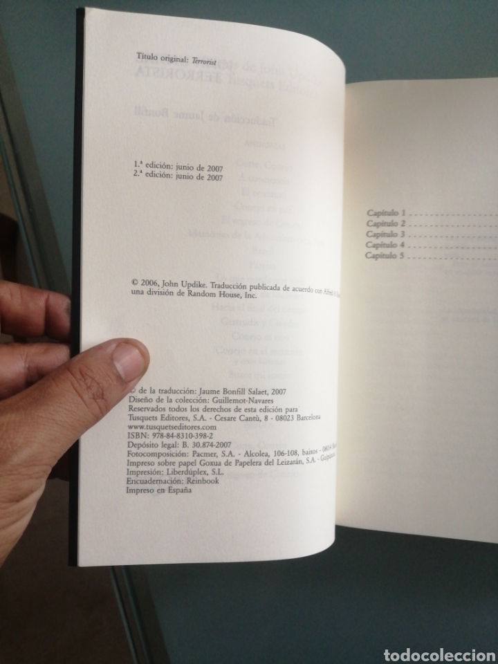 Libros de segunda mano: Terrorista - Foto 6