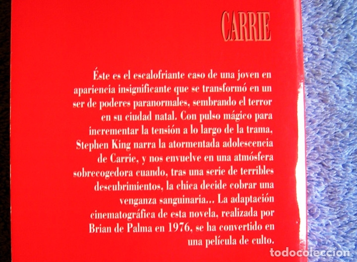 Libros de segunda mano: CARRIE - STEPHEN KING - DE 1995. - Foto 3