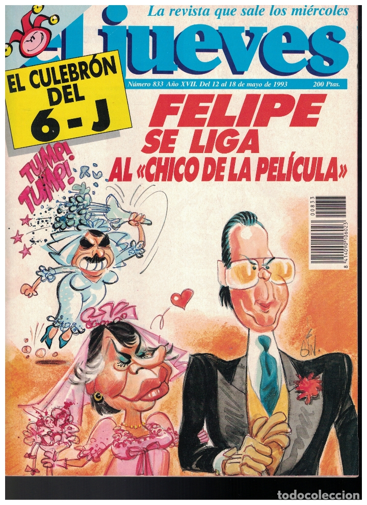 Libri di seconda mano: (Y-114) - EL JUEVES N&ordm; 833 - 1993