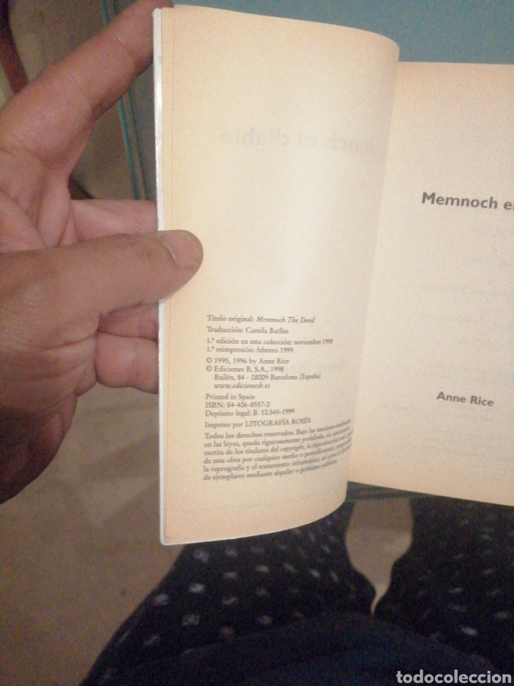 Libros de segunda mano: Memnoch el diablo - Foto 5