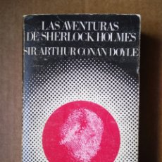 Libros de segunda mano: LAS AVENTURAS DE SHERLOCK HOLMES, POR SIR ARTHUR CONAN DOYLE (BARRAL, 1974). EDICIONES DE BOLSILLO.. Lote 189486910