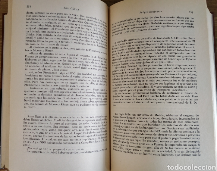 Libros de segunda mano: Libro - Peligro Inminente - Tom Clancy - Foto 2