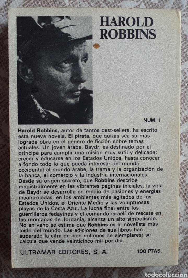 Libros de segunda mano: Libro El pirata - Foto 2