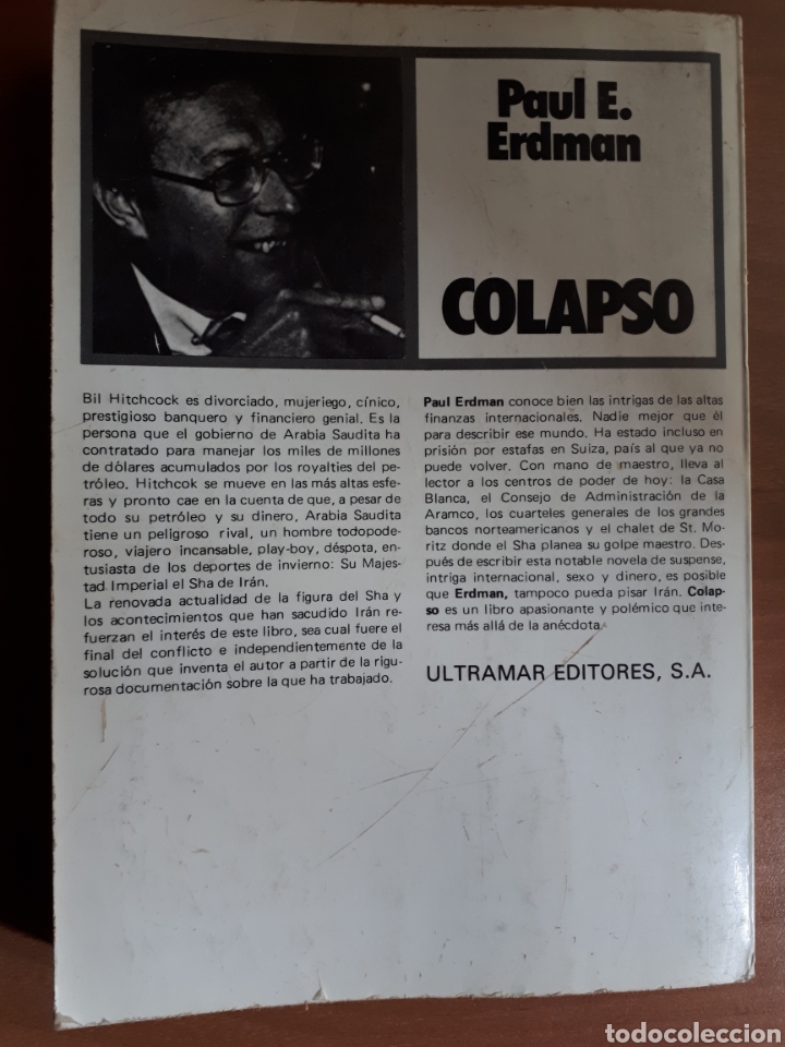 Libros de segunda mano: COLAPSO. PAUL E. ERDMAN - Foto 2