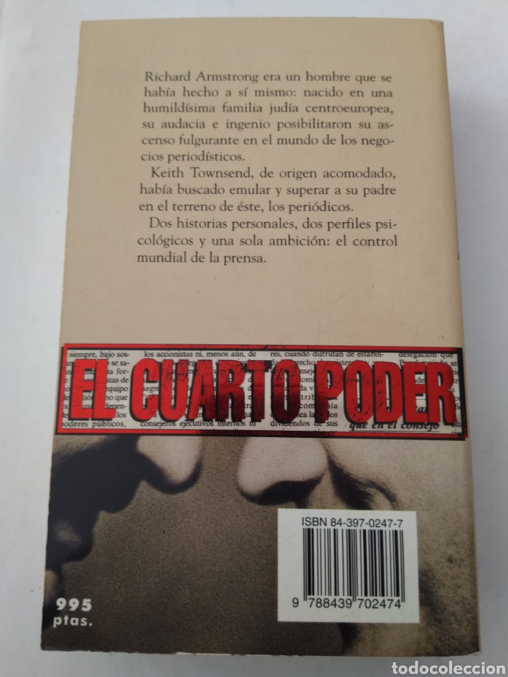 Libros de segunda mano: EL CUARTO PODER/JEFFREY ARCHER - Foto 2