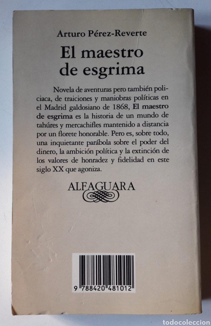 Libros de segunda mano: Libro El maestro de esgrima - Foto 2