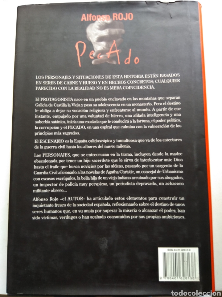 Libros de segunda mano: PECADO/ALFONSO ROJO - Foto 2