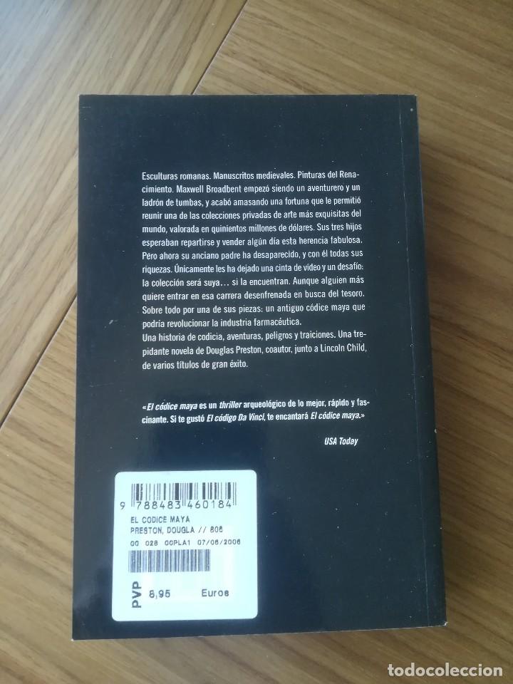 Libros de segunda mano: EL CODICE MAYA DOUGLAS PRESTON ED. DEBOLSILLO 2006 - Foto 2