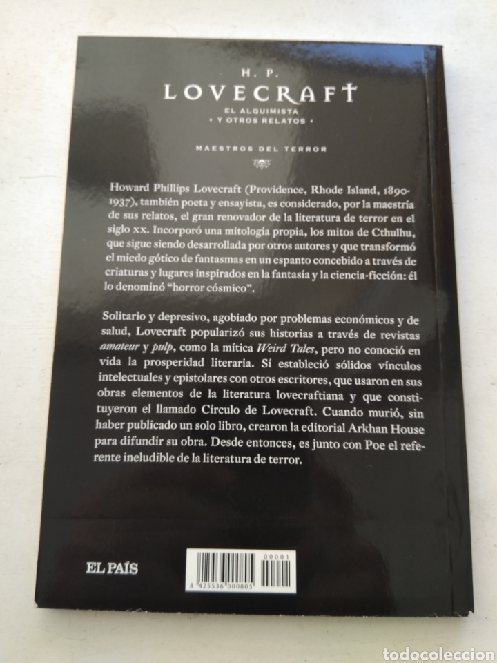 el alquimista y otros relatos/h.p. lovecraft - Comprar Libros de terror