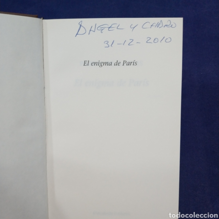 Libros de segunda mano: EL ENIGMA DE PAR&Iacute;S - PABLO DE SANTIS - Foto 3