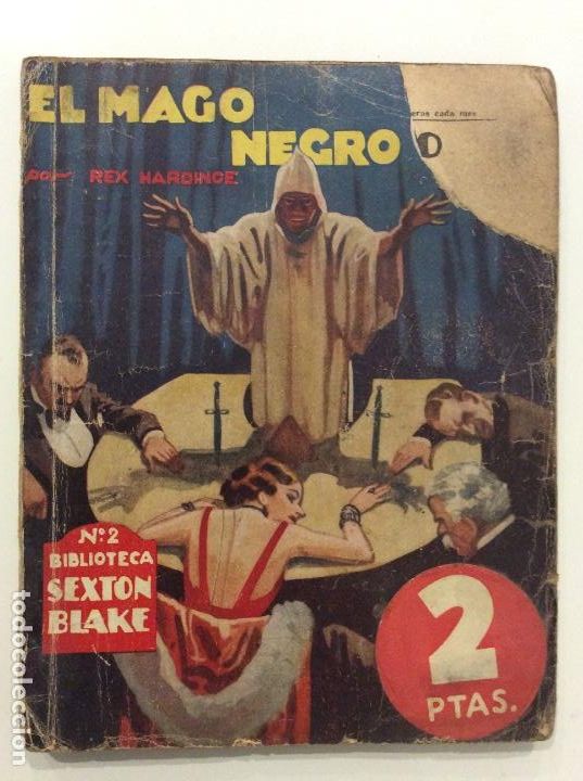 Libri di seconda mano: EL MAGO NEGRO. REX HARDINGE. BIBLIOTECA SEXTON BLAKE 2. NOVELA POPULAR