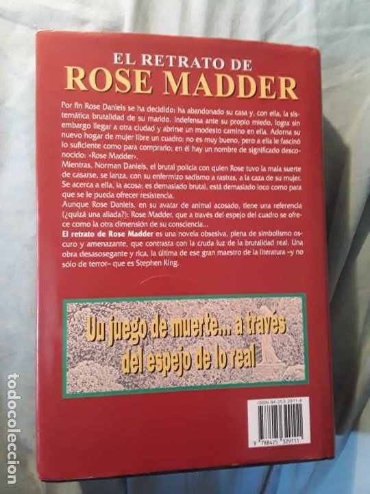 el retrato de rose madder, de stephen king. tap - Comprar Libros de