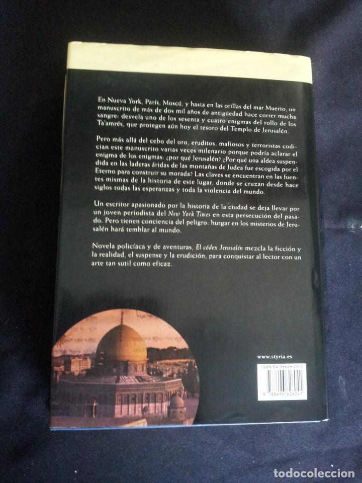 Libros de segunda mano: MAREK HALTER - EL CODEX JERUSALEN - STYRIA 2006 - Foto 2
