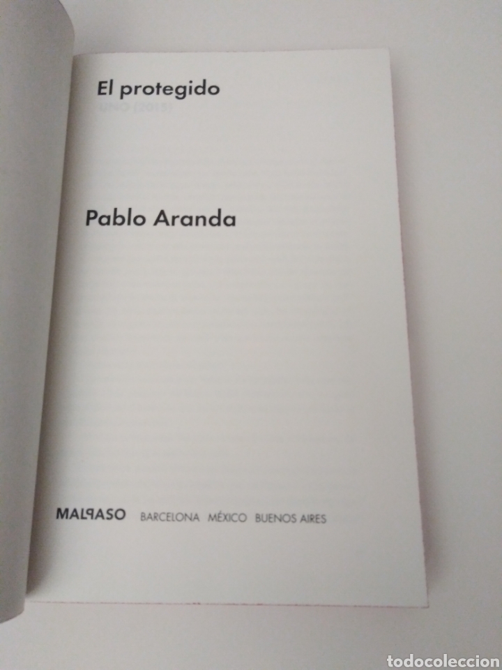 Libros de segunda mano: El protegido / Pablo Aranda - Foto 2