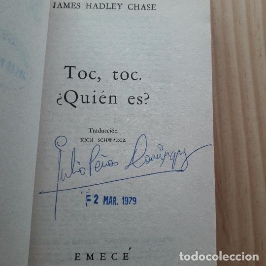 Libros de segunda mano: TOC, TOC. &iquest;QUIEN ES? - JAMES HADLEY CHASE - Foto 5