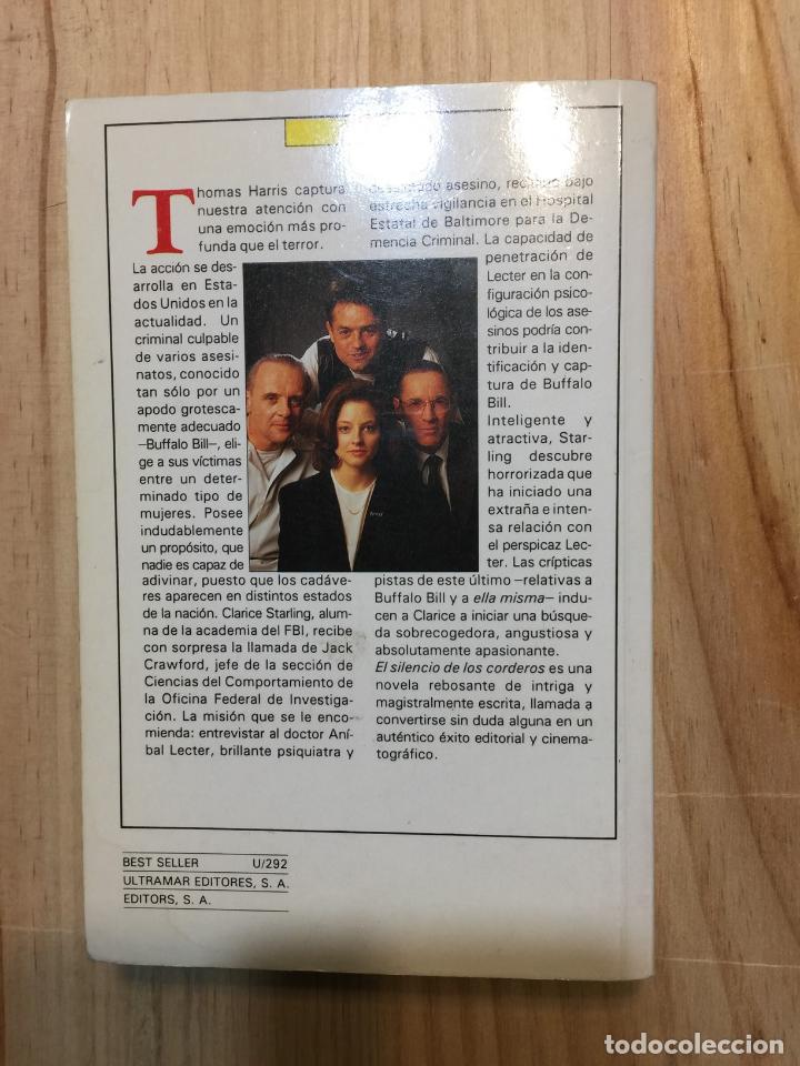 Libros de segunda mano: El silencio de los corderos - Thomas Harris - Foto 2