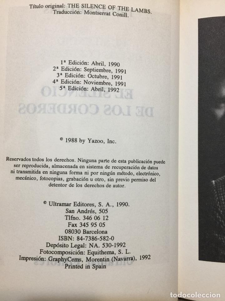 Libros de segunda mano: El silencio de los corderos - Thomas Harris - Foto 3