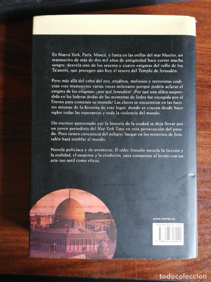 Libros de segunda mano: EL C&Oacute;DEX JERUSAL&Eacute;N. MAREK HALTER. 1&ordf; EDICI&Oacute;N, 2006 - Foto 6