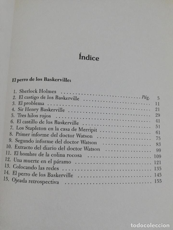 Libros de segunda mano: EL PERRO DE LOS BASKERVILLE (SIR ARTHUR CONAN DOYLE) - Foto 3