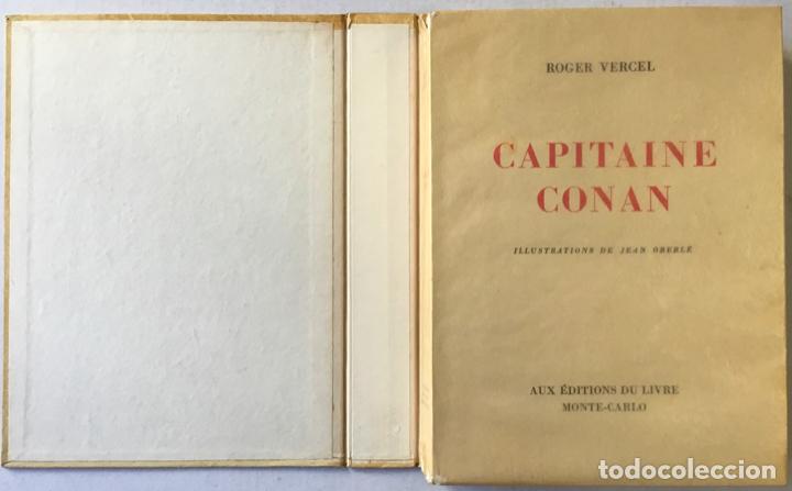 Libros de segunda mano: CAPITANE CONAN. - VERCEL, Roger. - Foto 1