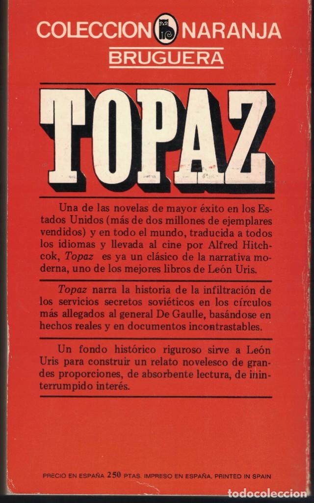 Libros de segunda mano: LE&Oacute;N URIS - TOPAZ - Foto 2
