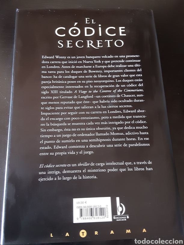 Libros de segunda mano: El c&oacute;digo secreto. Lev Grossman - Foto 3