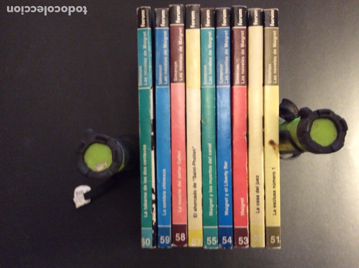 Libros de segunda mano: Las novelas deu Maigret Nº 51, 52,53, 54,55, 57,58, 59,60 - Foto 2 - 242925620