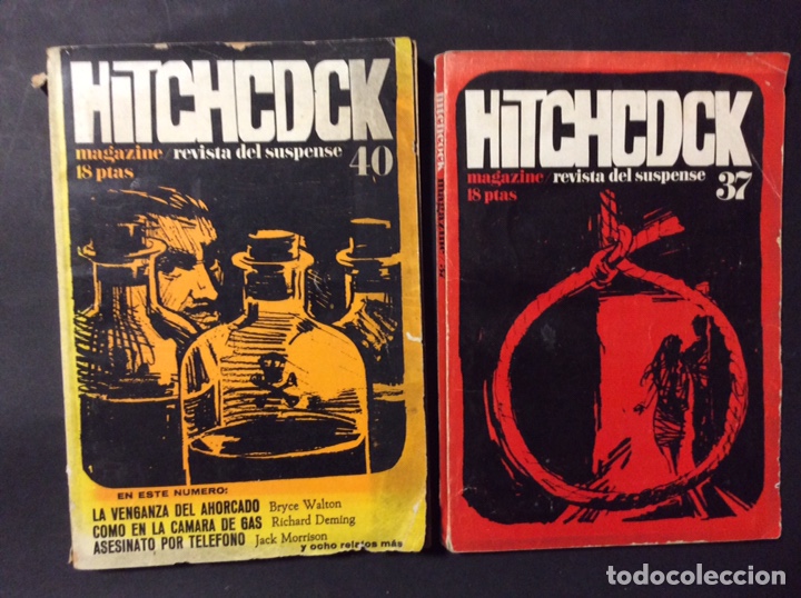 Libros de segunda mano: 6 HITCHCOCK. MAGAZINE. Nº 36, 37,40, 43, 46 y 47.EDICIONES HYMSA 1964 - Foto 3 - 243899785