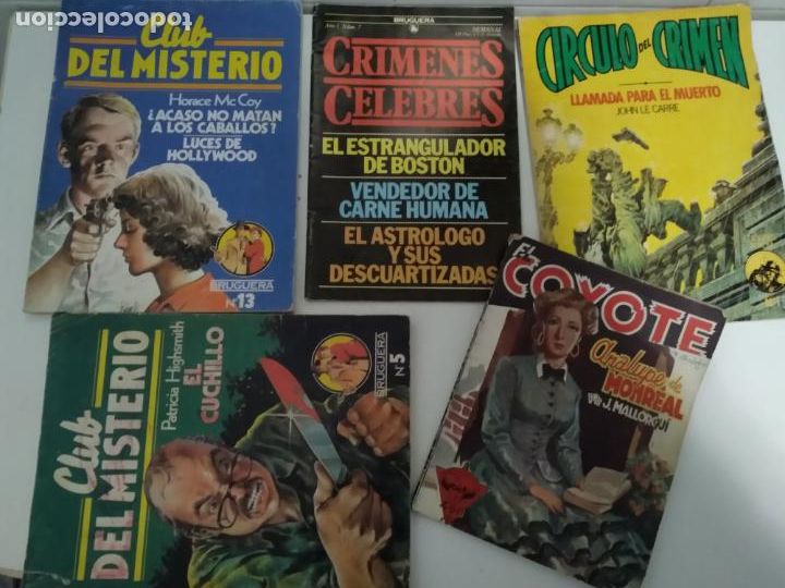 Libri di seconda mano: LOTE NOVELAS ANTIGUAS CIRCULO DEL CRIMEN LLAMADA PARA UN MUERTON&ordm; 1 CRIMENES CELEBRES N&ordm; 7 ENTRE OTR