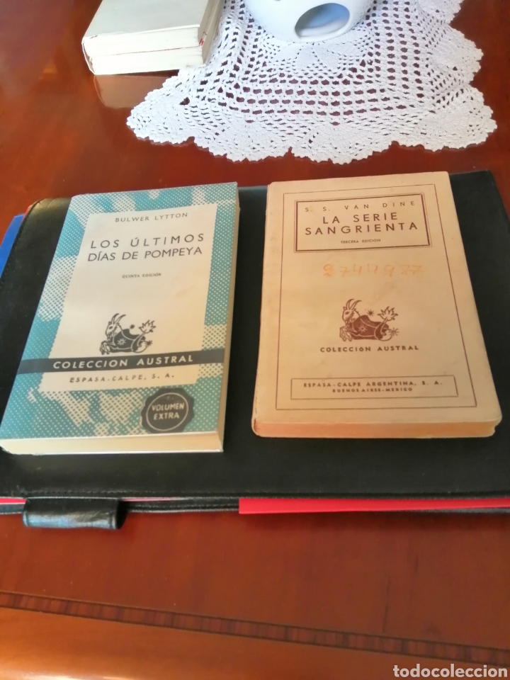 Libros de segunda mano: Los &uacute;ltimos de Pompeya y La serie Sangrienta