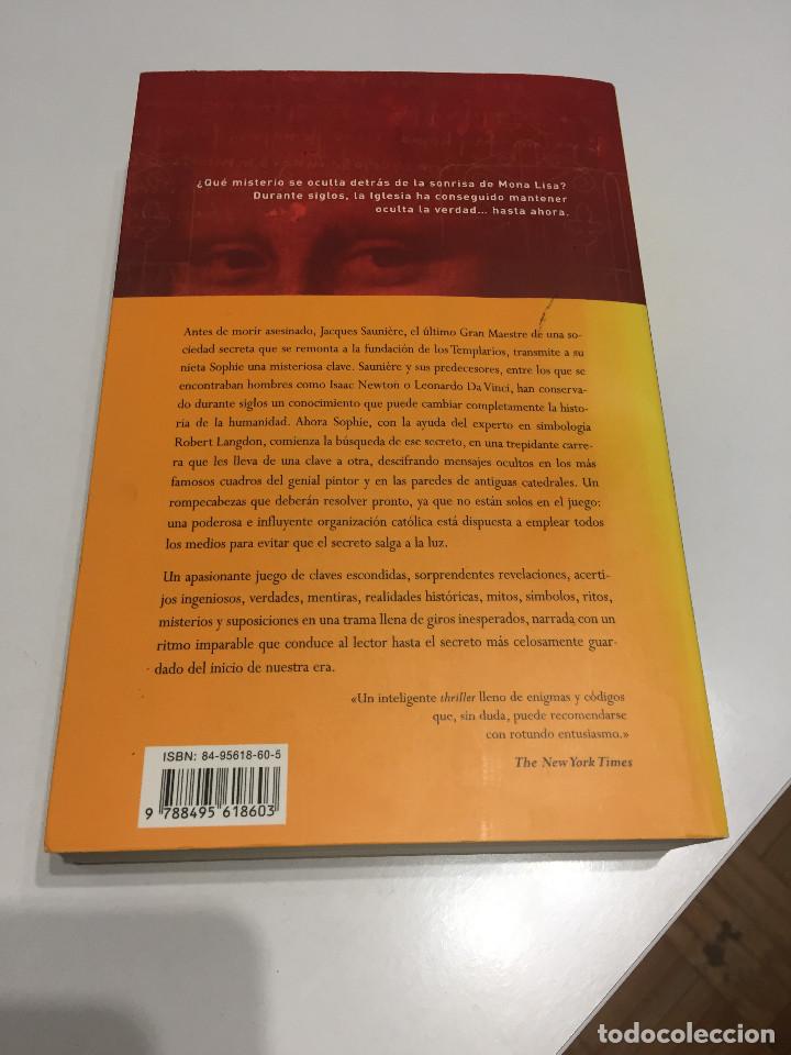 Libros de segunda mano: El c&oacute;digo Da Vinci - Dan Brown - Foto 3