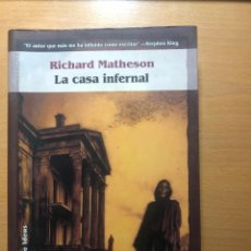 Libros de segunda mano: LA CASA INFERNAL. RICHARD MATHESON. LA FACTORIA DE IDEAS. TERROR. PERCEPCIÓN EXTRASENSORIAL.. Lote 249527010