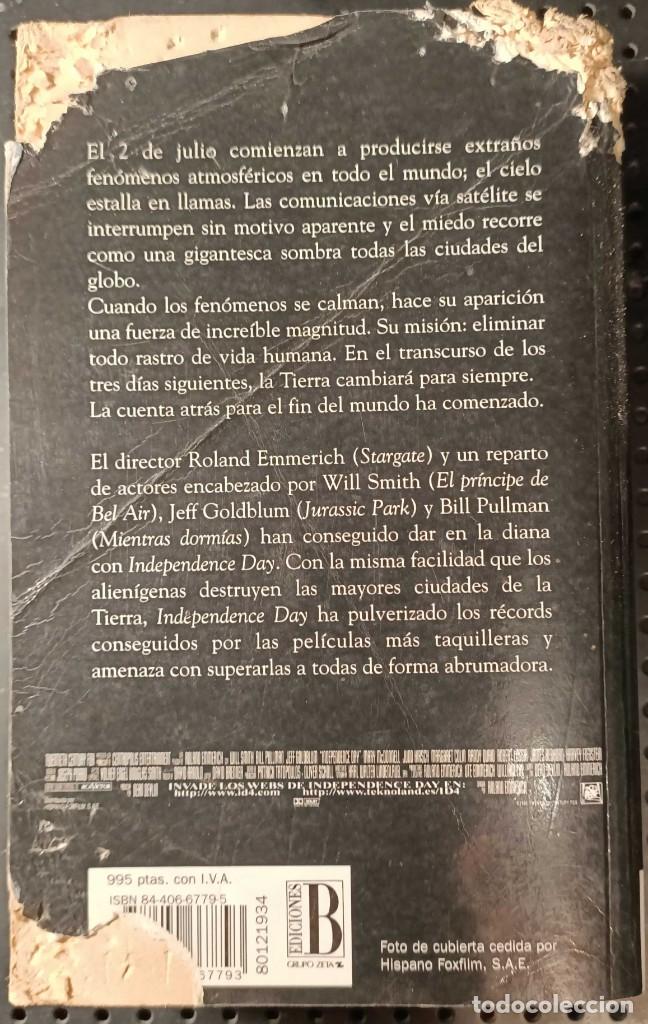 Libros de segunda mano: Libro: Independence Day de Dean Devlin, 1996 - Foto 4